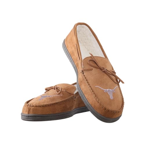 Image of FOCO NCAA Mens NCAA College Team Logo Moccasin Slippers