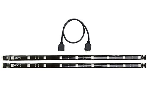 PPA OLSHARGB2 Home Accent LED Strips with 1 Foot Extension, Multi Color