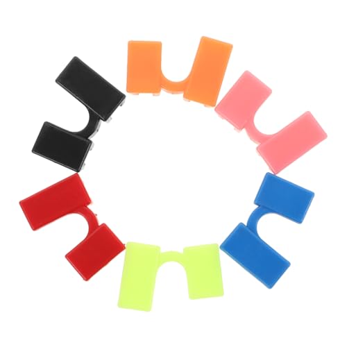 TOYMYTOY 6個 再利用可能な箸トレーナー 耐久性高く変形しにくいプラスチック製ヒンジクリップ 大人 初心者向け持ち方矯正練習用補助器具