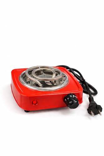 Image of Electric Coal Heater | 500W Charcoal Burner Hot Plate, Hookah Coal Burner with Coil Stove | Works With All Metal Utensils |Kitchen G-Coil Radiant Cooktop With 1.5Mtr Wire