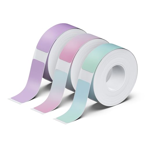 POLONO Genuine P31S Label Maker Tape, Adapted Label Print Paper, Self-Adhesive Label Tape, 14x40mm(0.55