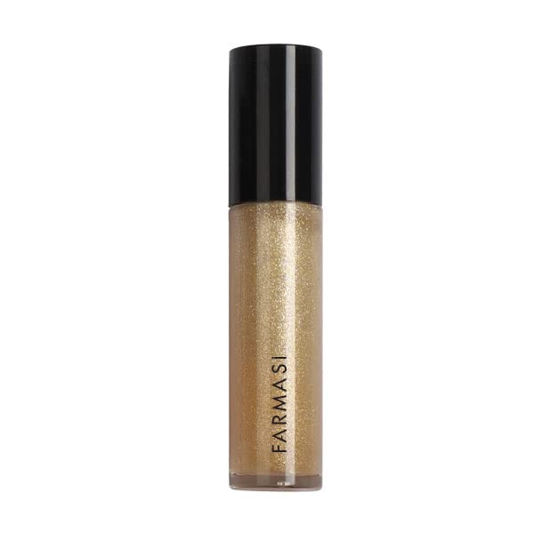 FARMASI Extra Shine Lip Gloss, Long Lasting, Non-Drying, Intense Color Pigment, High Shine Finish, Non-Sticky, Smooth and Lightweight, 0.17 fl. oz / 5 ml (Golden Topaz)