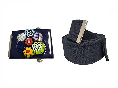 Ceinture ruban coton 4 cm ajustable sans trou pour supprimer les points de pression