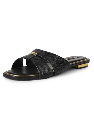 Image of Bata Women's Mule Thong Slipper - Black
