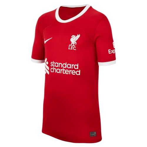 2023-2024 Liverpool Home Football Soccer T-Shirt Jersey (Kids) Red