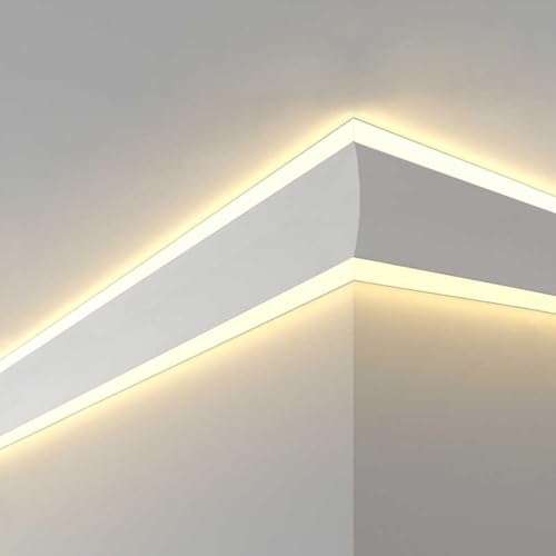 Aluminium LED-Lichtwanne für Decke/Wand/Boden, Led-Sockelleiste ohne Streifen, Aluminium-Kanal-Beleuchtungssockel für...