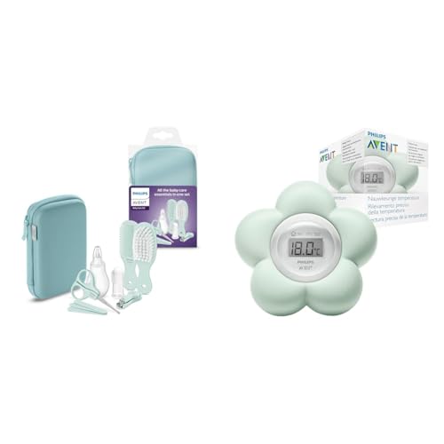 Philips Avent Babypflege-Set & Avent Digitalthermometer (Modell SCH480/00)