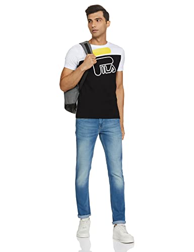 Image of FILA Men's Solid Straight T-Shirt