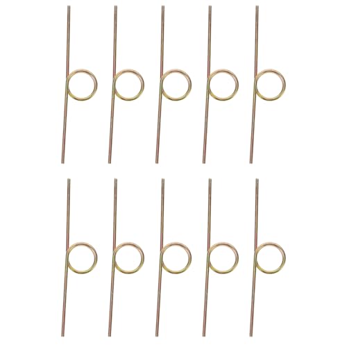 Happyyami Garbage Can Lid Torsional Spring Replacement 10 Pcs Set Universal Fit Metal