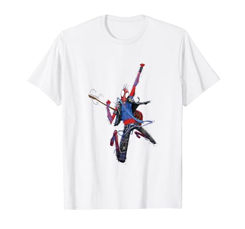 Marvel Spider-Man Across The Spider-Verse Part 1 Punk Spidey T-Shirt - image 2