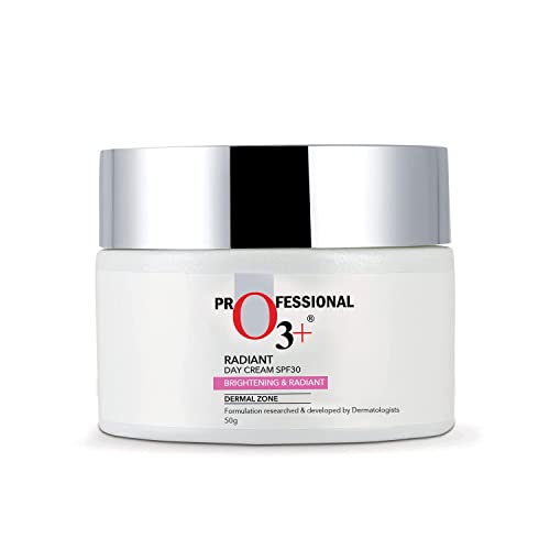 O3+ Radiant Day Cream SPF 30 | For Glowing, Even Skin Tone | Moisturises & Protects All Skin Types 50g