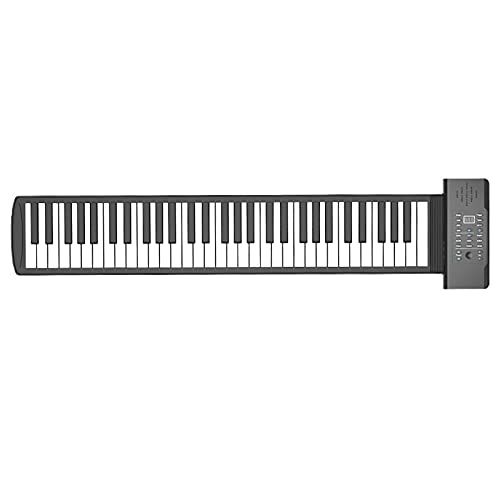 Piano Portable, 61 Touches Pliable Roll Up Piano Clavier électronique USB Hand Roll Piano Adapté aux Débutants et aux Enfants - Les Beatles, Paul McCartney, John Lennon, RIngo Starr, George Harrison Piano Portable, 61 Touches Pliable Roll Up Piano Clavier électronique USB Hand Roll Piano Adapté aux Débutants et aux Enfants