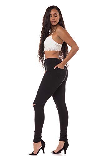 Aphrodite High Waisted Jeans for Women - High Rise Stretch Skinny Womens Knee Distressed Ripped Jeans2