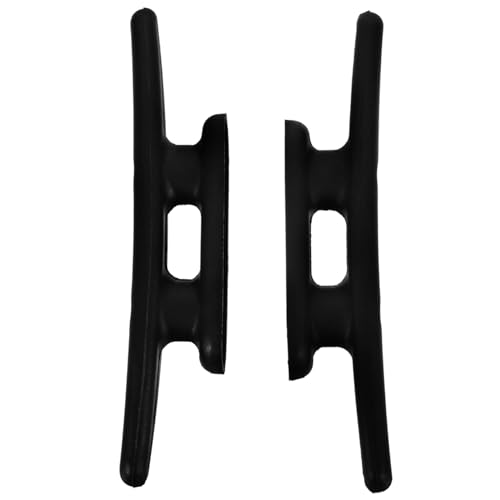 HANABASS 2 Pack Yacht Lanyard Nylon Dock Cleats 5 Inch High Impact Marine Mooring Cleats Mount Anchor for Kayak/Yacht