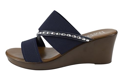 ITALIAN Shoemakers Pert Women's Wedge Open Toe Strap Sandal for Women2