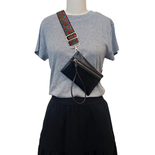 Image of Purse Strap Replacement Wide Adjustable Crossbody Shoulder Strap Guitar Straps for Handbags