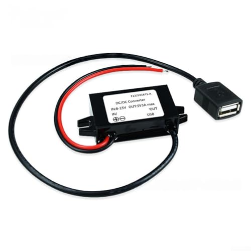 Regolatore femmina per applicazioni step-down da 12 V a 5 V potenza di uscita 3 A usb