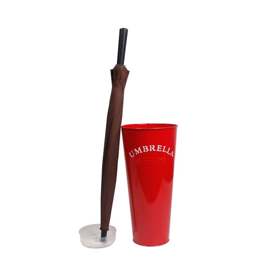 Porte-parapluie moderne rouge pour maison et bureau accueillant