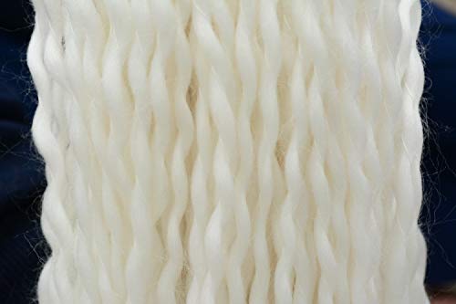 Image of M.G ENTERPRISE Sumo Knitting Chunky Yarn Thick Wool, White 500 gm Best Used with Knitting Needles, Crochet Needles Wool Roving Yarn for Knitting. by M.G ENTERPRISE