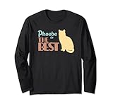 Phoebe Cat Name Phoebe Kitty Gift Long Sleeve T-Shirt