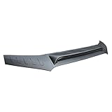 WANGDUOYU Hood Shield Compatible with Ford Maverick 2022-2024, Black Stone & Bug Deflector Hood Protector with LED Lights (Black Carbon Fiber)