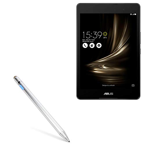 BoxWave Stylus Pen Compatible with ASUS ZenPad 3 8.0 (Z581KL) - AccuPoint Active Stylus, Electronic Stylus with Ultra Fine Tip for ASUS ZenPad 3 8.0 (Z581KL) - Metallic Silver