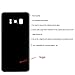 Galaxy S8 Back Glass Replacement for Samsung Galaxy S8 G9500 G950A G950T G950U G950V G950W Back Cover，Battery Back Glass Cover，with Pre-Installed Tape+Camera Lens+Tools (Black Back Cover+Tools)