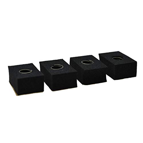 Kaish Pack Of 4 Bass Pickup Height Foam Pickup Height Adjustment Pads With Springs For P Bass Or Jaquar Pickups #TOP2