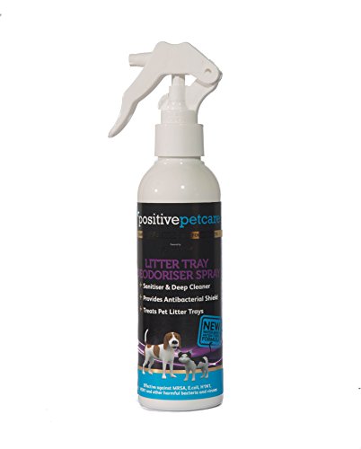 14 Day Cat Litter Deodoriser, Eliminates Urine Odour and Smells, New Long-Lasting Anti-Bacterial Formula, Water-Based, 100% Safe for cats, kittens & rabbits - 200 ml by Positive Petcare