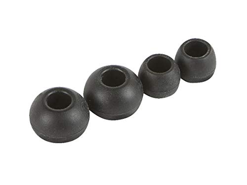 Monoprice Hi-Fi Premium Noise Isolating Earbuds Headphones - Black And Red With A Strain-Relief Clip #TOP1