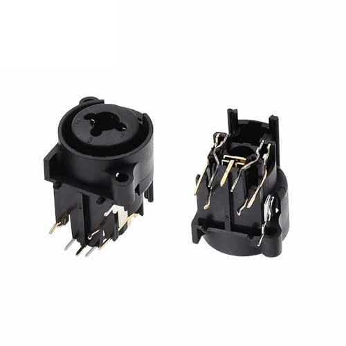 Connecteur femelle XLR 3 broches adaptateur pour microphone et haut-parleurs audio
