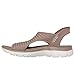 Skechers Women's Summits - Sweetly Evolved, Hands Free Slip-Ins H-Band Sandal, Mocha, 9M