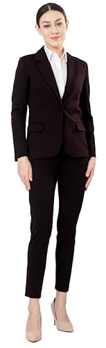 Perfect Black Blazer and Pants Set for the Busy Professional - Image 4