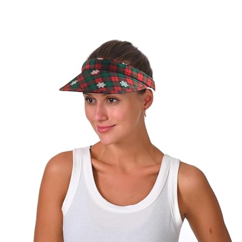 Image of 2 Pack Sun Visor Hats Women Men Clip On Wide Brim Visors Hat Outdoor Sports Golf Beach Travel Tennis Caps