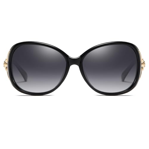 Oversized Polarized Sunglasses Womens Fashion Butterfly Big Rectangle Sun Glasses UV Protective Sunnies2