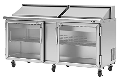 Turbo Air 2-Door Sandwich Salad Prep Table 19-CU.ft. PST-72-G-N