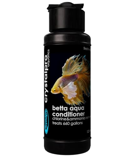 Crystalpro Betta Water Conditioner Treats 660 Gallons - Concentrated Betta Fish Water Conditioner...