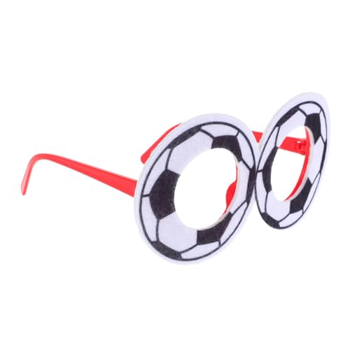 Ipetboom Football Party Decorations Unique Soccer Eyewear for Fans Lightweight Funny Glasses for Sports Games Multi