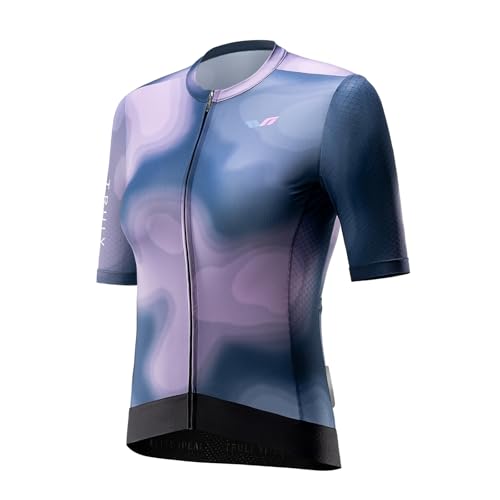 Maillot de cyclisme femme respirant pour rester au sec durant l'effort en VTT