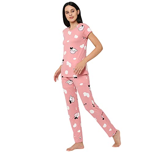 Image of Sweet Dreams Women's Brush Hearts Pajama Set Pack of 1