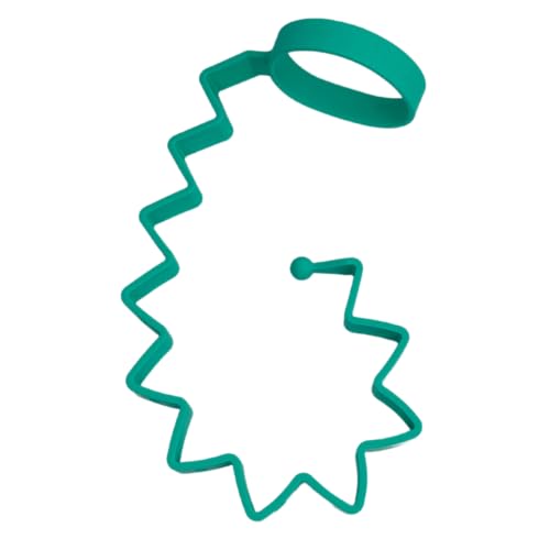 Image of BUSY BABY Bottle Bungee - Sippy Cup Strap - Keeps Bottles and Sippy Cups Off The Floor - Food Grade Silicone - Dishwasher Safe (Spearmint)