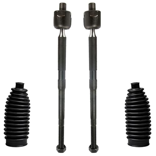 Image of Detroit Axle - 10pc Front End Suspension Kit for 2008 2009 Saturn Vue 2 Lower Control Arms w /Ball Joints 2 Sway Bar End Links 4 Inner & Outer Tie Rods 2 Boots Replacement