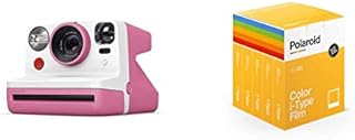 Polaroid Now Instant Camera i-Type - Pink & Color Film for i-Type-6010, 40 Films