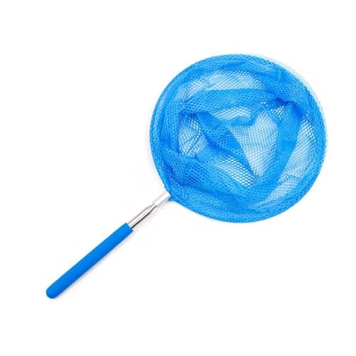 Pssopp Red telescópica de rastrillo de malla fina, ligera y fácil de usar, herramienta de limpieza para una limpieza rápida (circular)