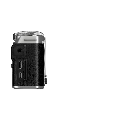 Image of Fujifilm X-M5 26.1MP APS-C X-Trans CMOS 4|Retro Style mirrorless Compact Travel Camera|6.2k vlogging|High Speed Recording FHD 240fps|Advance AF for Street /Lifestyle /Amateurs (Body only) -Silver