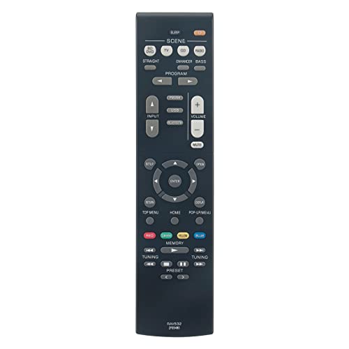 VINABTY RAV532-ZP35480 Replacement Remote Control Compatible with YAMAHA Receiver RAV532 ZP35480 RX-V379 RX-V383 RX-V383BL RXV383BL RXV379 RXV383