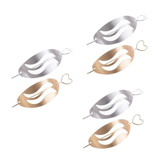 Barrettes en métal pour un mariage ou bal de fin d'année coiffure de fête élégante pack de 3
