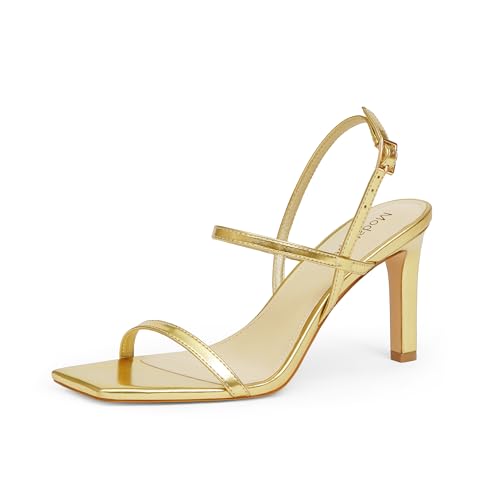 Image of Modatope Womens Sandals Open Toe Strappy Sandals Ankle Strap High Heel Sandals for Women