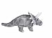 Triceratops 13" Animal Den Plush Dinosaur