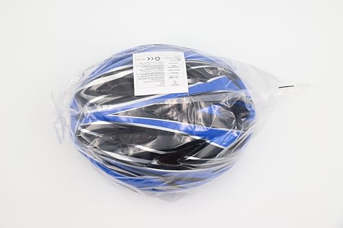 ioutdoor Bike Helmet Adult, Mountain Cycle Helmets Mens, With Visor Adjustable Size 56-62CM Large Lightweight 18 Vents Bicycle Cycling for Teenagers Women Men 12 Years Old (Blue Black) - Image 12